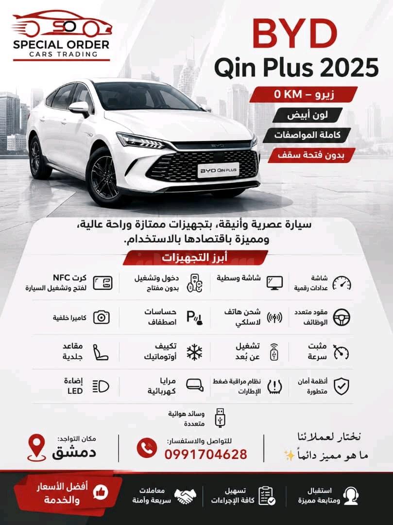 بي واي دي كين بلس - Qin Plus 2025